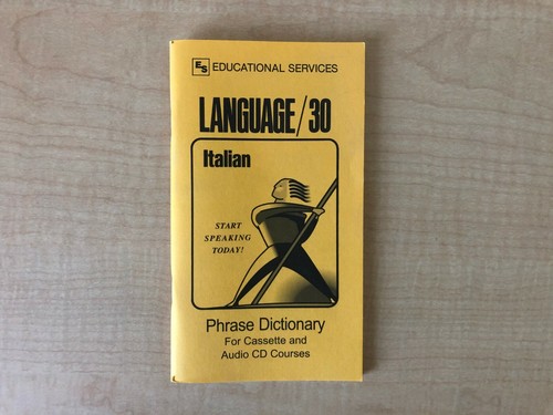 Italian phrase book - phrase, /